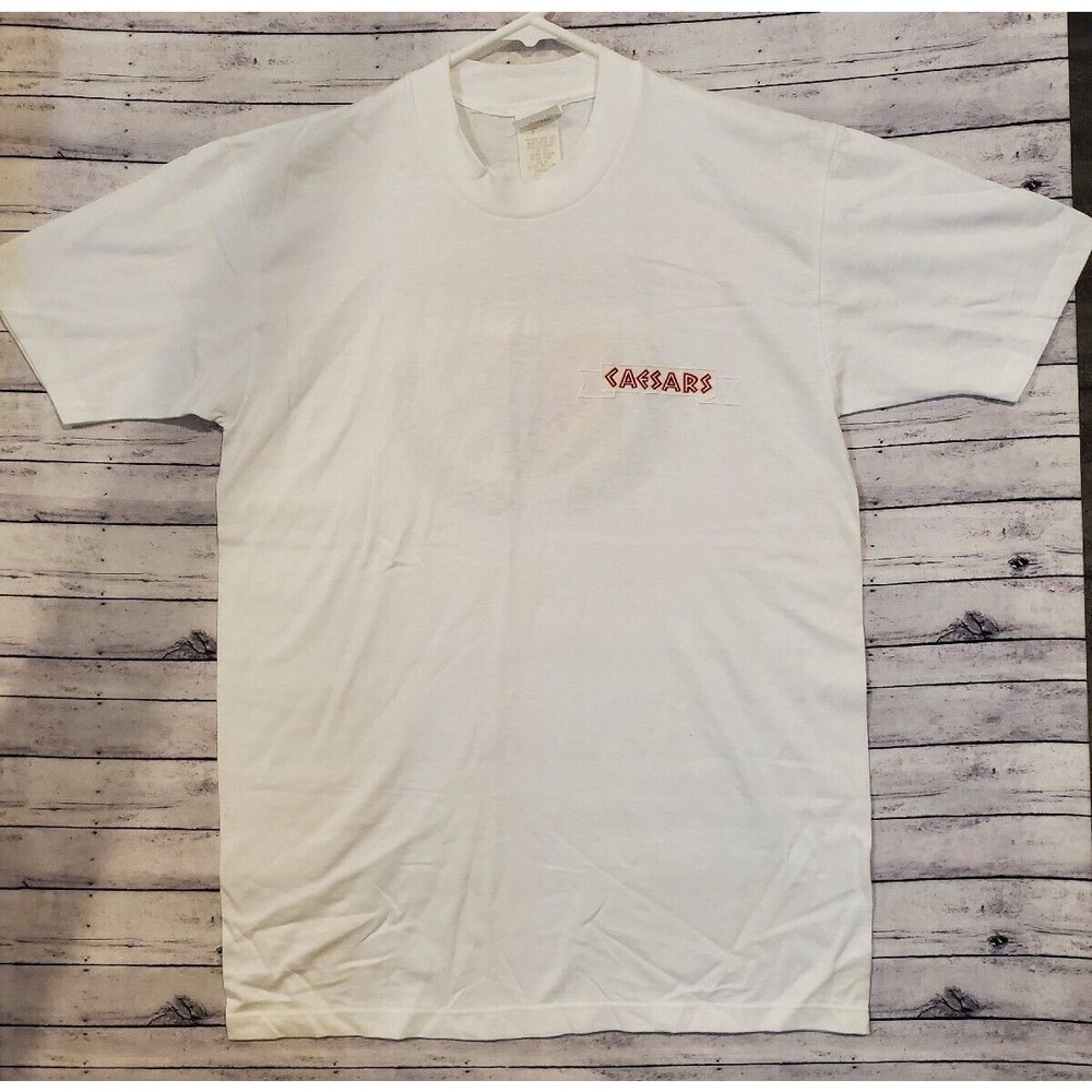 Vintage 90s Caesars Palace Las Vegas Single Stitch T-Shirt Double Sided Size L